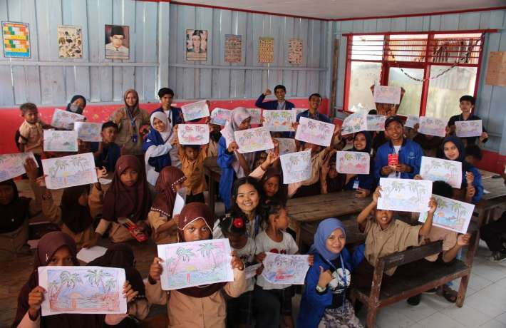 Forum Awardee BU Indonesia Timur Gelar Pengabdian Masyarakat di Kepulauan Tanakeke
