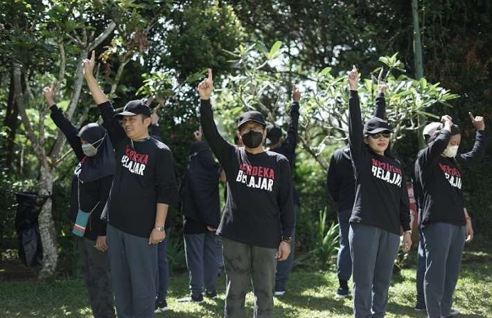 Lido Resort Saksi Kebersamaan Para Pegawai Puslapdik