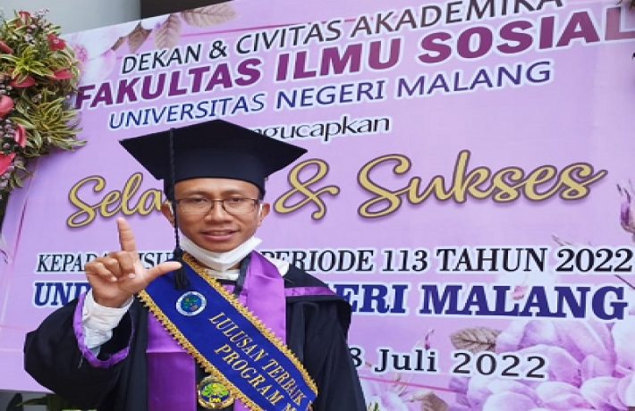 Harnanto, Penerima BU Yang Lulus S2 Dalam 3 Semester dan IPK 4.0