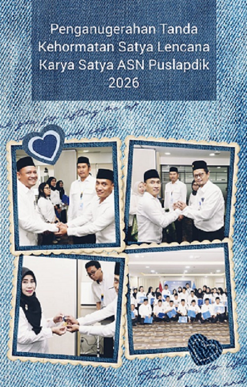 Penganugerahan Tanda Kehormatan Satya Lencana  Karya Satya ASN Puslapdik 2026